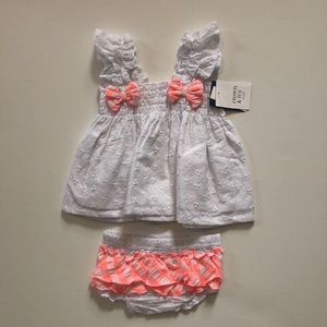 Eyelet Bloomer Set
